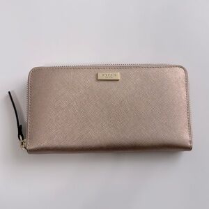 Kate Spade New York Saffiano Leather Zip Around Wallet